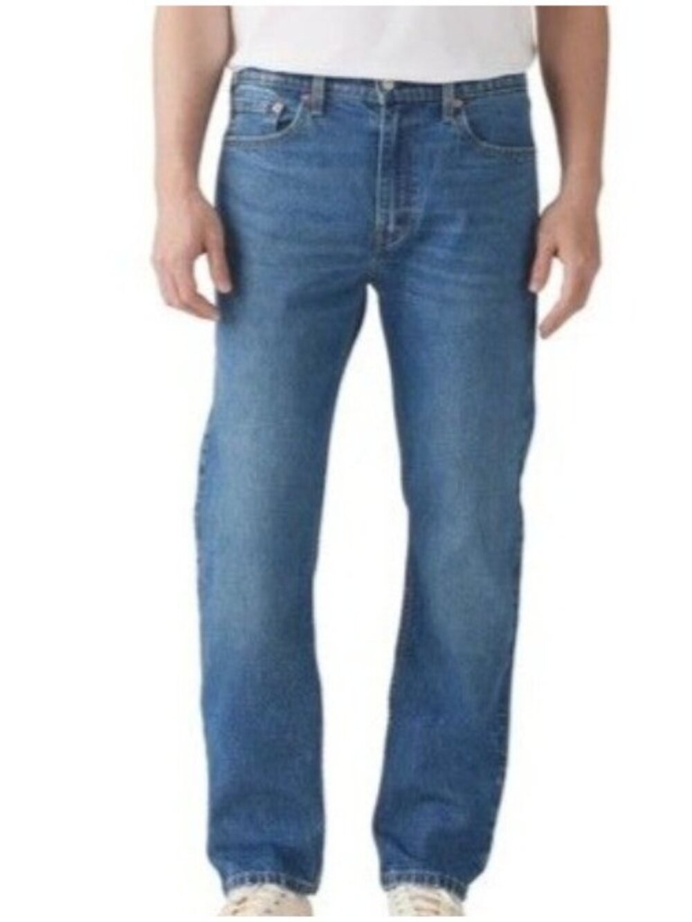 Levi's 505 Men's 34x32 Jeans Medium Wash Denim Straight Fit